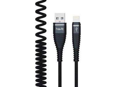 HAVIT H684 USB to Lightning Spring Cable