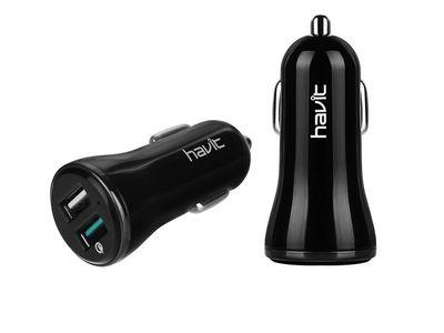 HAVIT H213 Dual USB Ports Car Charger QC 3.0