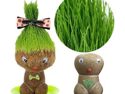 Grass Head Toy Fun Educational Toy