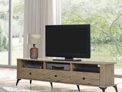 Malaysian TV Table with 3 Drawers | Model 8042