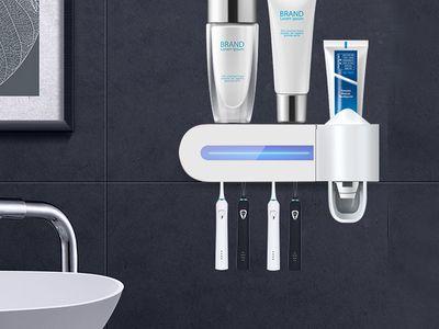 Intelligent Toothbrush Sterilizer with Toothpaste Automatic Dispenser GHY-ZSW-Y01