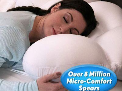 Soft Breathable All-Round Sleep Neck Egg Sleeper Pillow 