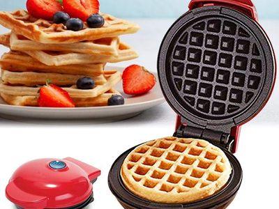 Mini Waffle Maker Machine Electric For Waffle & Pancakes Cookies