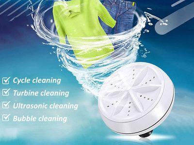 Mini Portable Washing Machine Ultrasonic Turbine Wash