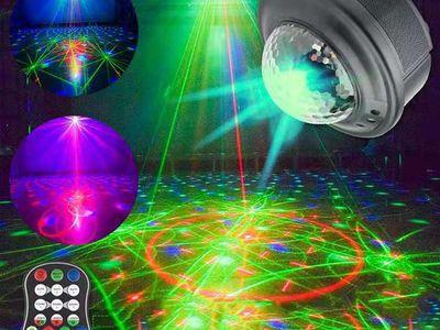 YSH 90 Patterns Magic Ball Laser Light LED Disco Party Lights DJ Club Decoration