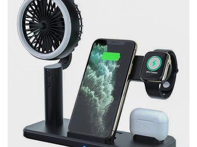 3-IN-1 WIRELESS CHARGER WITH COOLING FAN