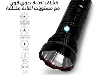 waterproof USB 360° Flashlight tactical torch light