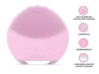 FOREO LUNA mini 2 Sonic Face Cleanser, Pearl Pink