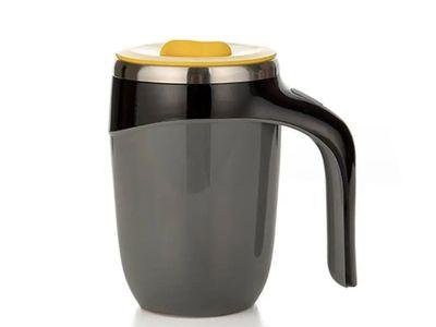 500ml Double Wall Stainless Steel Insulated Coffee Mug Strong Stability With Leakproof Handle And Lid