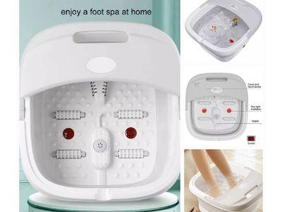 Foldable Electric Foot Bath Tub Fast Heating Water Spa Massage Foot Basin Constant Temperature Foot Care