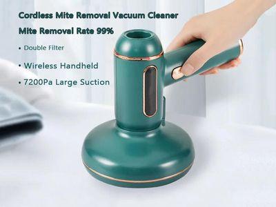 Handheld Dust Mite Vacuum Cleaner UV Sterilization Vacuum 7200 Pa Eliminate 99.99% Bacteria