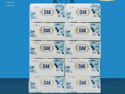 Premium Quality Facial Tissue Boxes (Dak) 4 Ply 600 Tissues x 10 Packs