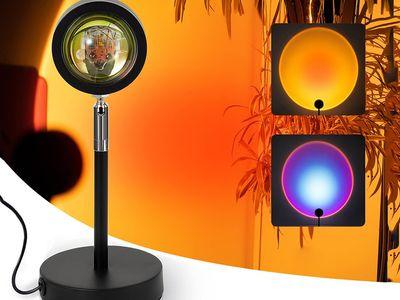 180 Degree Rotation Sunset Projector Lamp, Romantic Night Light