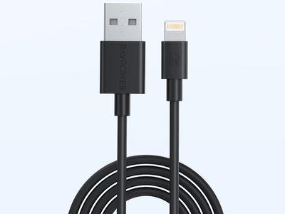 RAVPower RP-CB030 1m Lightning Cable Black