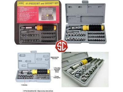 41 Piece Bit & Socket Set (Tools kit)