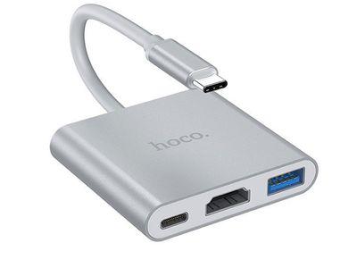 Hoco Type-C hub “HB14 Easy use” USB3.0+HDMI+PD 