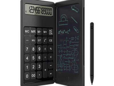 Calculator Writing board combines a calculator with LCD writing board 6 Inches