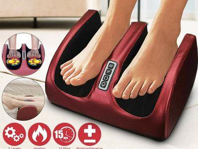 Electric Foot Massager 3 Massage Levels to Relieve Leg Pain and Promote Blood Circulation