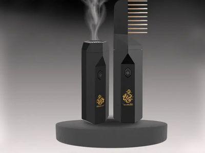 2 in 1 Portable Multi-Functional Incense Burner and Comb For Hair Styling with Beautiful Scents