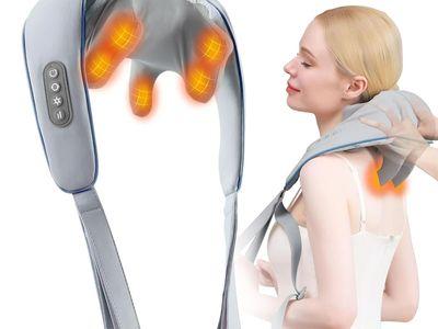 Wireless Neck and Shoulder Thermal Massager to Relieve Muscle Pain