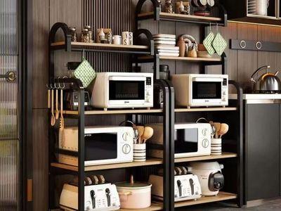 Stylish and modern design multi-layer kitchen storage rack