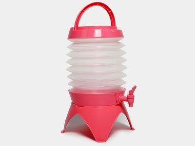 Collapsible Tank with Handle with Lid and Faucet for Storing Water and Juices, Suitable for Parties and Camping