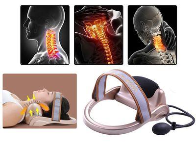 Neck Traction Filled Air Cervical Portable Posture Pump Massager