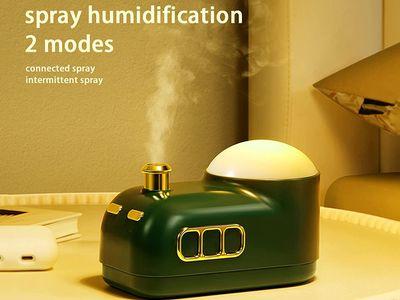 Portable Ultrasonic Air Humidifier with Three LED Night Lighting Modes