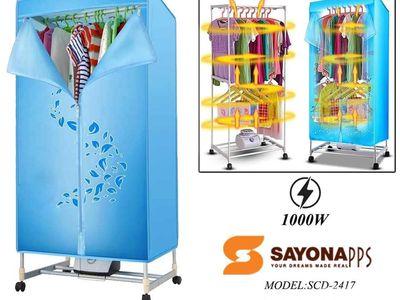 Sayona SCD-2417 Portable 2-Tier Fast Drying Electric Clothes Dryer 1000W