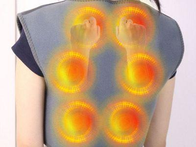 Thermal Massage Vest with Adjustable Levels and Control Buttons to Relieve Muscle Pain And Tension