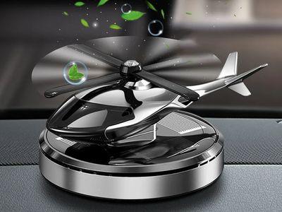 A Rotating Solar-Powered Aroma Diffuser in The Shape of a Helicopter