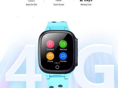 Porodo Kid's 4G GPS Smart Watch Waterproof with a 1.3-inch Touch Screen