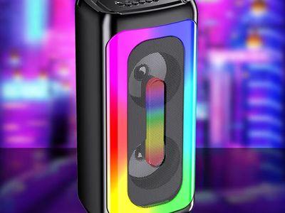 KAKUSIGA KK-4202 Wireless Bluetooth Speaker with RGB Lighting