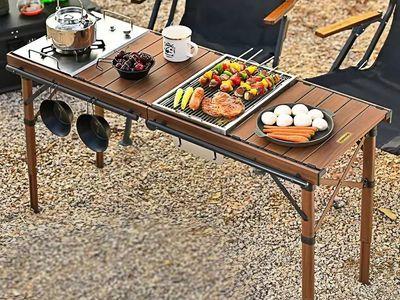 Porodo 2 in 1 Portable Cooking Station with Detachable Grill