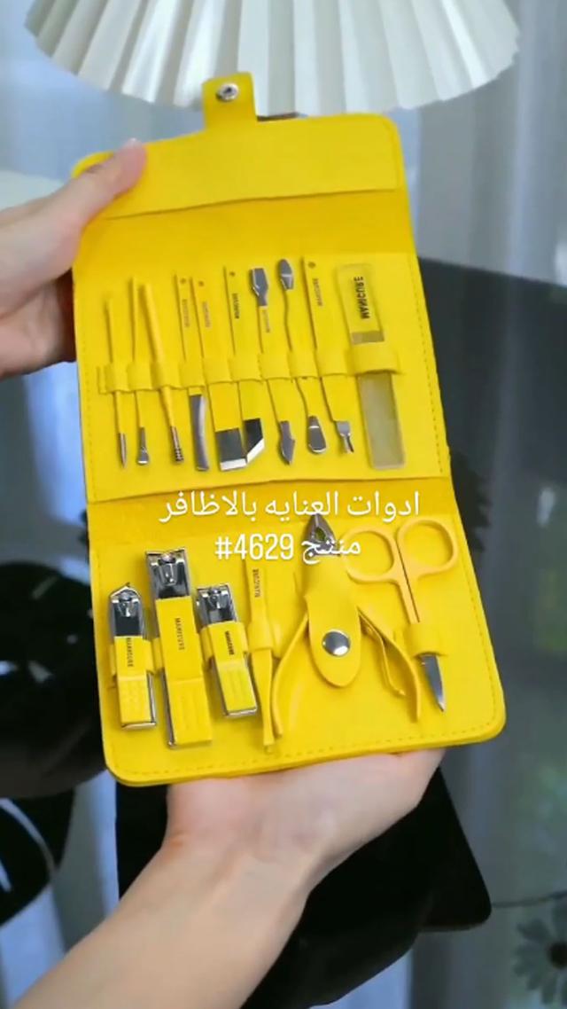 12 In 1 Stainless Steel - Nail Cutter Pedicure Kit - Portable Travel Case