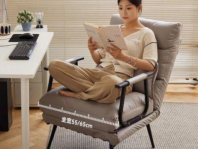 2 in 1 Folding Chair and Bed with 5-Position Adjustable Backrest