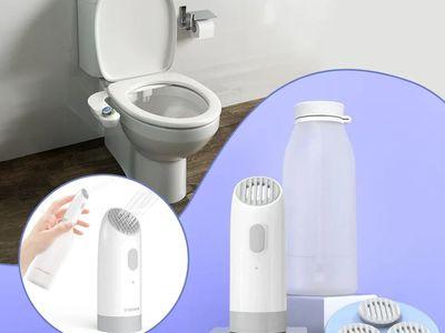 Portable Electric Flusher with Even Water Distribution Design 400ml